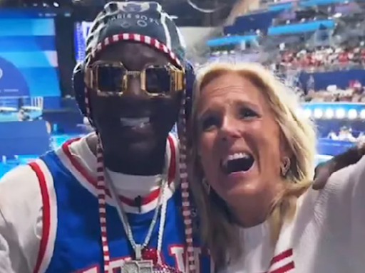 The Source |Flava Flav Emerges as USA Women's Water Polo Sponsor, Joins Jill Biden at the Paris Olympics