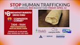 ‘Red Bucket Day’ raises awareness of human trafficking in Kern Friday