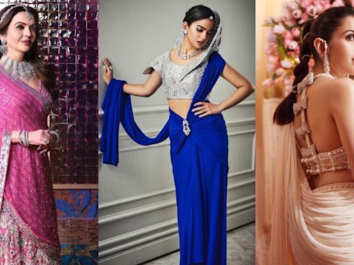 Anant Ambani-Radhika Merchant sangeet: Isha Ambani, Nita Ambani and Shloka Ambani’s luxurious fashion moments