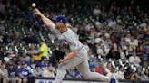 Dodgers' Syndergaard leaves after 1 inning with cut finger