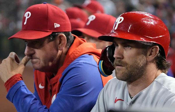 Bryce Harper Apologized to Phillies Manager Rob Thomson for Lack of Hustle