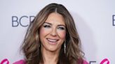 Elizabeth Hurley Wears Tiny White Bikini in Beach Video