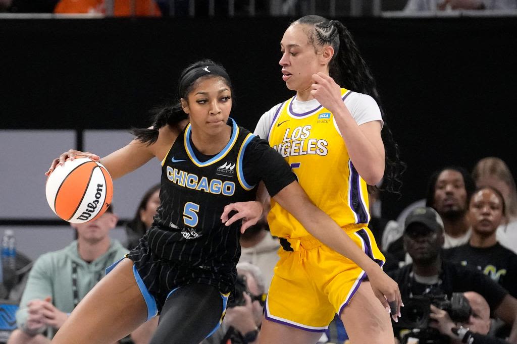 Marina Mabrey hits 6 3-pointers, scores 20 as the Chicago Sky beat the Los Angeles Sparks for 1st home win