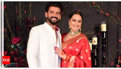 Sonakshi Sinha's red saree for the wedding reception costs Rs 79,800; deets inside | Hindi Movie News - Times of India