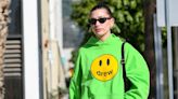 Hailey Bieber Borrowed a Sweatshirt From Justin for Her No-Pants Look