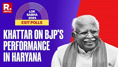 Arnab speaks to Manohar Lal Khattar on Haryana exit polls | PMARQ predicts 8 seats for the BJP- Republic World