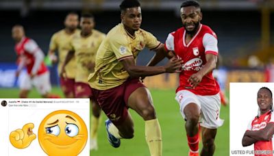 Santa Fe logró una importante victoria ante Tolima por cuadrangulares y los memes se burlaron del ‘Pijao’