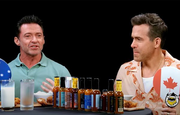 Ryan Reynolds' and Hugh Jackman's 'Hot Ones' episode descends into hilarious chaos