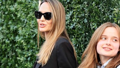 Angelina Jolie and Vivienne Jolie Wore Matching Outfits on a Cute Mother-Daughter Date