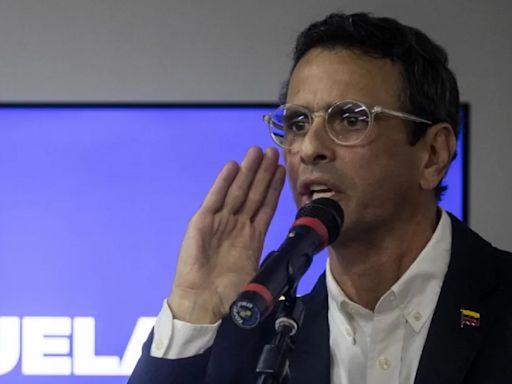 Capriles denuncia "despilfarro" de recursos públicos en la campaña de Maduro