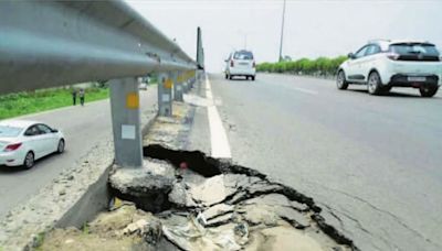 Repair caved-in portion of flyover urgently