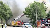 Crews battling large fire on Crescent Street in Goshen