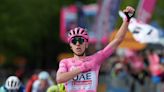 El esloveno Tadej Pogacar, intratable en el Giro de Italia: ganó su tercera etapa y arrasa en la general