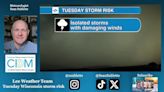 Severe storms possible Tuesday in Wisconsin
