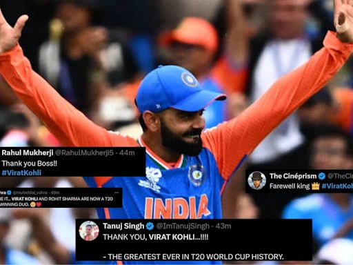 'Thank You King' Virat Kohli Leaves Everyone Teary-Eyed As He Announces Retirement From T20 Cricket