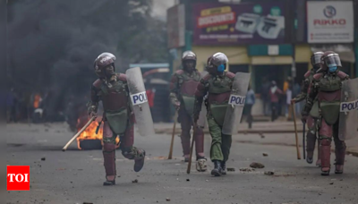 Kenya police ban protests in central Nairobi, blame criminal infiltration - Times of India