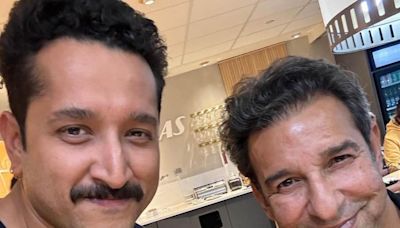 Parambrata Chattopadhyay’s fanboy moment with Wasim Akram in Chicago