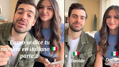 Joven italiano traduce en su idioma los nombres más populares de México