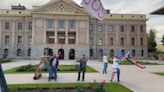 Less than 20 Kari Lake supporters turn out for statehouse protest against her Arizona governor election loss