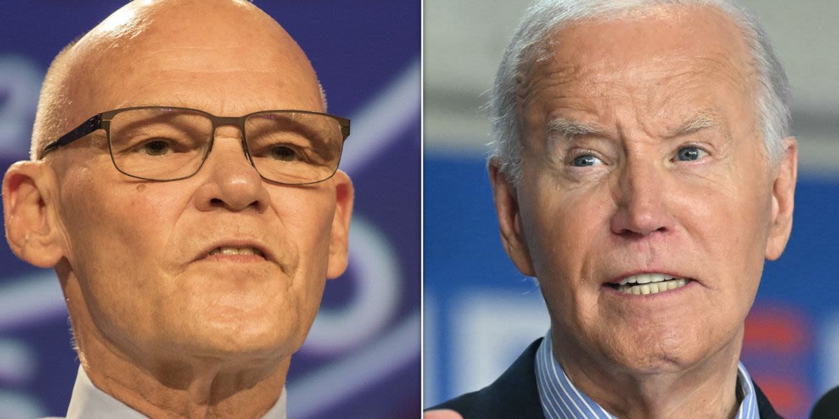 James Carville Says Biden Exit Is 'Inevitable': 'Everyone Knows What's Going On Here'