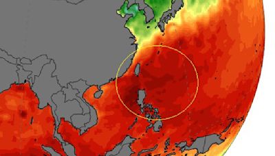海溫高有利颱風增強 鄭明典曝「一片紅暖海水」包圍台灣 - 生活