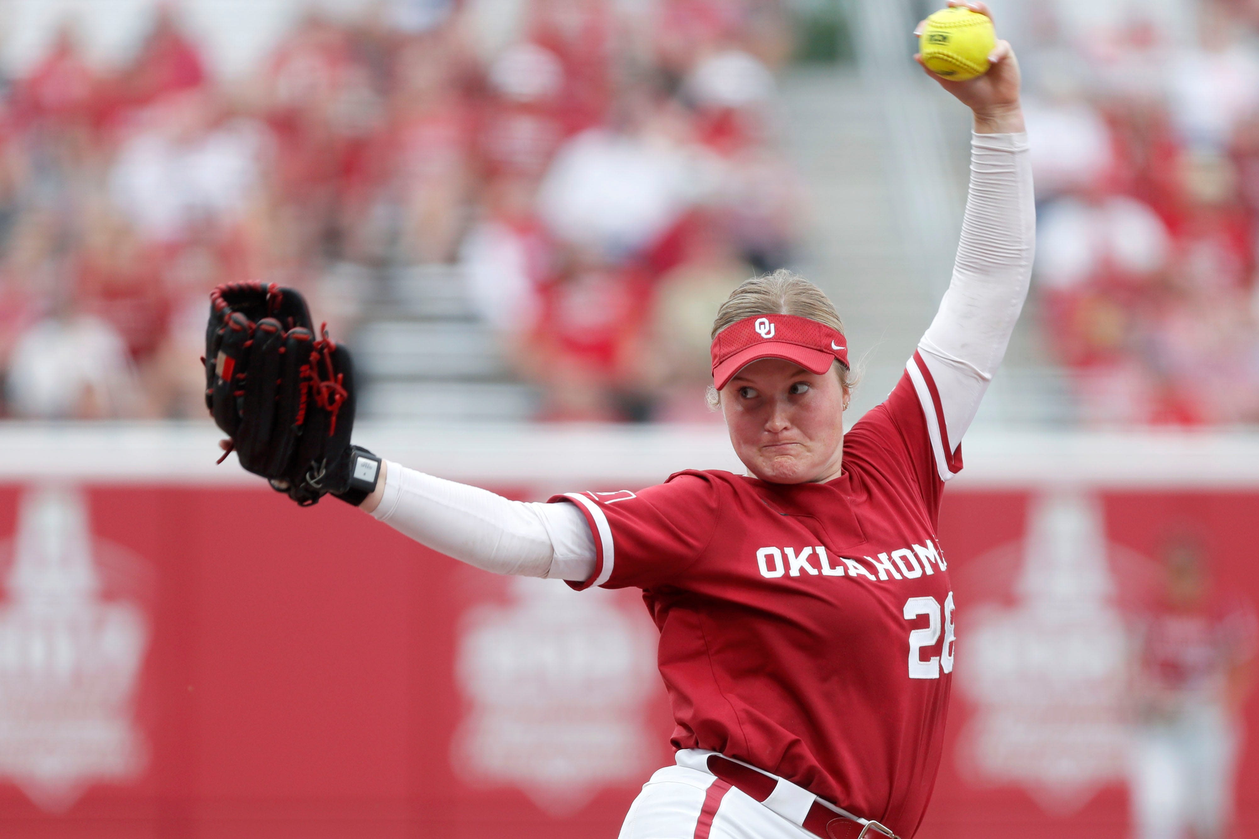 OU softball run-rules Florida State, sets record with 17th straight NCAA Tournament win