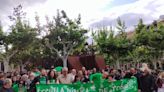 La marea verde sale a la calle en protesta por la beca al Bachillerato privado del PP de La Rioja