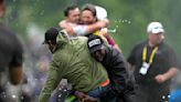 Golfer Adam Hadwin mistakenly leveled by security when celebrating Nick Taylor’s fairytale Canadian Open win