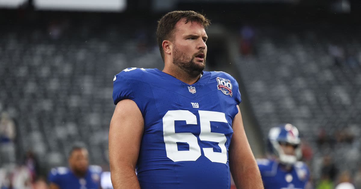 Giants injury news: C Austin Schlottmann to IR, TE/FB Jakob Johnson signed from practice squad