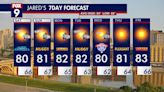 Minnesota weather: A touch humid with a few rumbles this weekend
