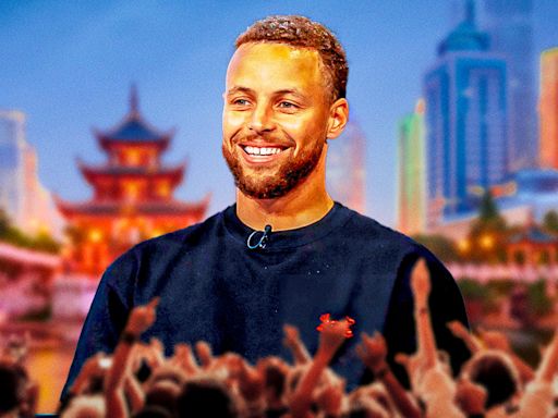 Stephen Curry receives hero's welcome in China for Curry Brand tour