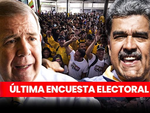 Última encuesta electoral: ¿quién va ganando en las Elecciones Presidenciales 2024 de Venezuela?