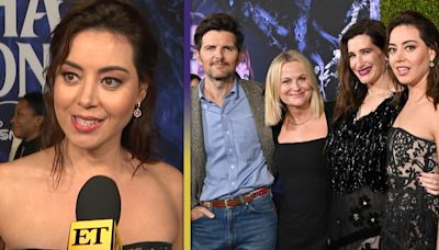 Watch Aubrey Plaza's 'Parks and Rec' Cast Reunion at 'Agatha All Along' Premiere (Exclusive)