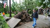 Heavy rains over Texas have led to water rescues, school cancellations and evacuation orders