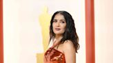 Salma Hayek’s Leather Midi Skirt Proved Just How Easy It Is To Go From Desk to Dinner