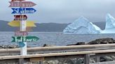 The northeast coast of Newfoundland is the place to see an iceberg and whales this week