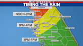 ¿A qué hora empiezan las fuertes tormentas en la Bahía de Tampa el martes?