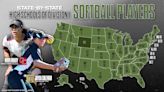 MAP: Where every Division I college softball player went to high school