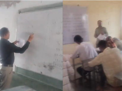 Rajasthan Shocker: Flying Squad Uncovers Mass Cheating In Jodhpur Government School During State Exams; Visuals Surface