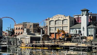 Work Continues Around Universal Studios Florida for New Nighttime Lagoon Show