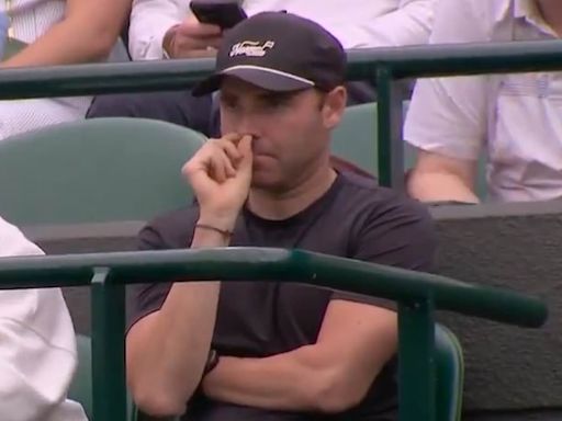 Madison Keys' fiance caught on TV during disgusting act at Wimbledon