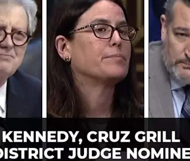 Sen Kennedy, Cruz grill US District Judge nominee for housing a 'serial rapist' in women's prison