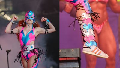 Chappell Roan Gives ‘WrestleMania’ in Colorful Low-Top Adidas Sneakers at Lollapalooza 2024