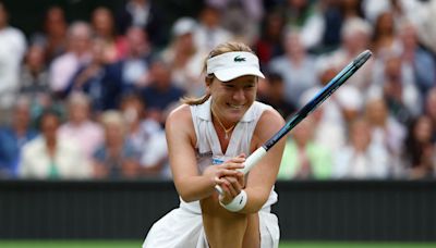 Lulu Sun outplays Emma Raducanu to reach Wimbledon quarters