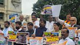 Karnataka BJP MLCs stage protest against Cong govt, release alleged 'rate cards' for posts