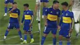 Qué pasó entre Gary Medel y un juvenil de Boca en medio del partido ante Defensa y Justicia