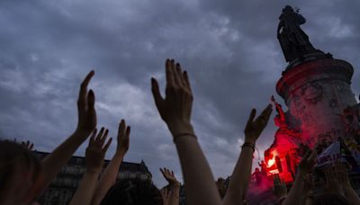 La izquierda francesa se une estos días contra la extrema derecha