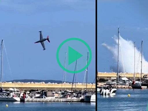 Un Fouga magister s’abîme en mer lors d’un spectacle aérien de la Patrouille de France dans le Var