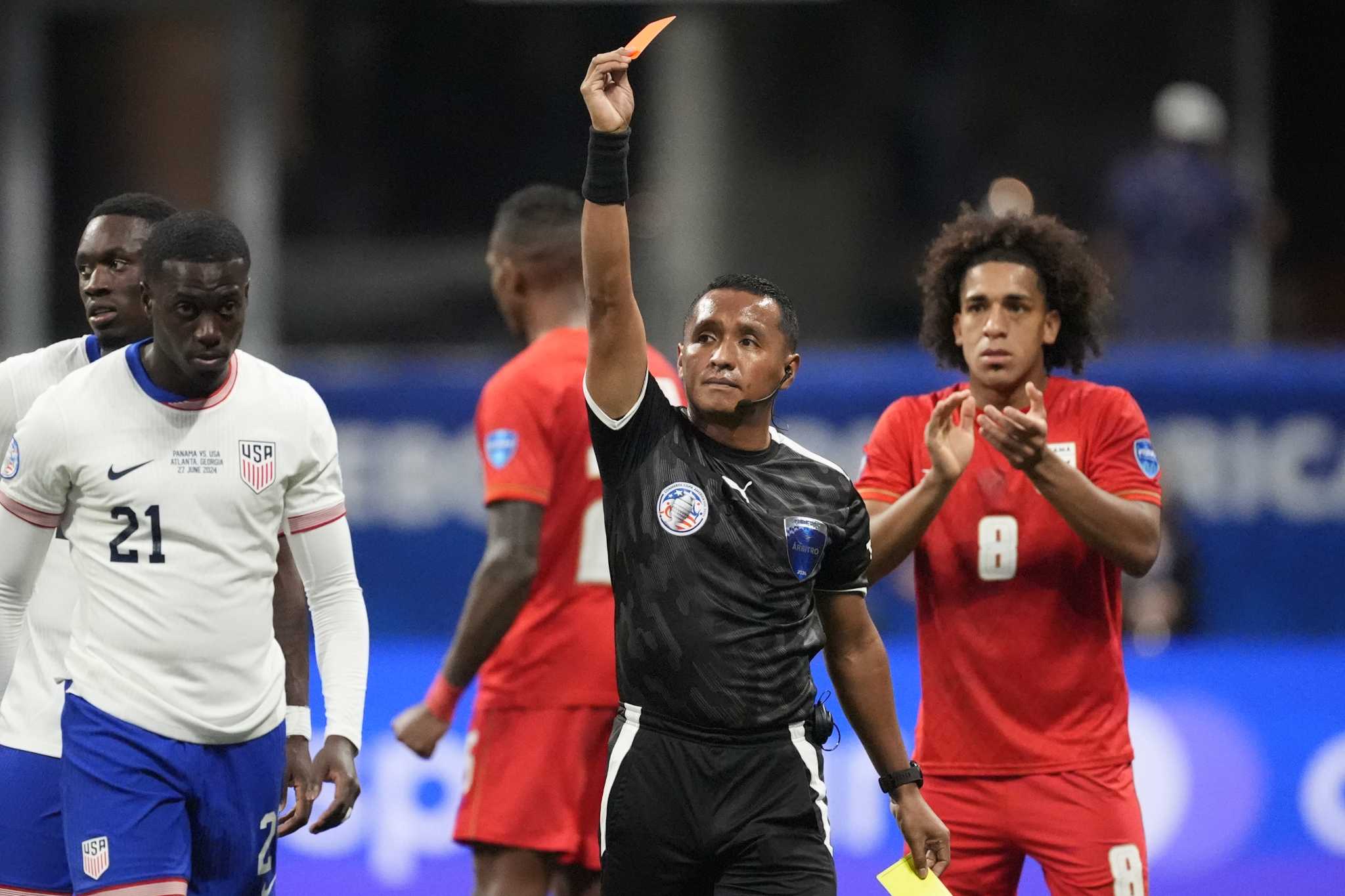 Tim Weah's loss of composure leads to red card, costs United States at Copa America