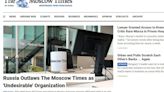 Rusia prohibió al medio en inglés “The Moscow Times”